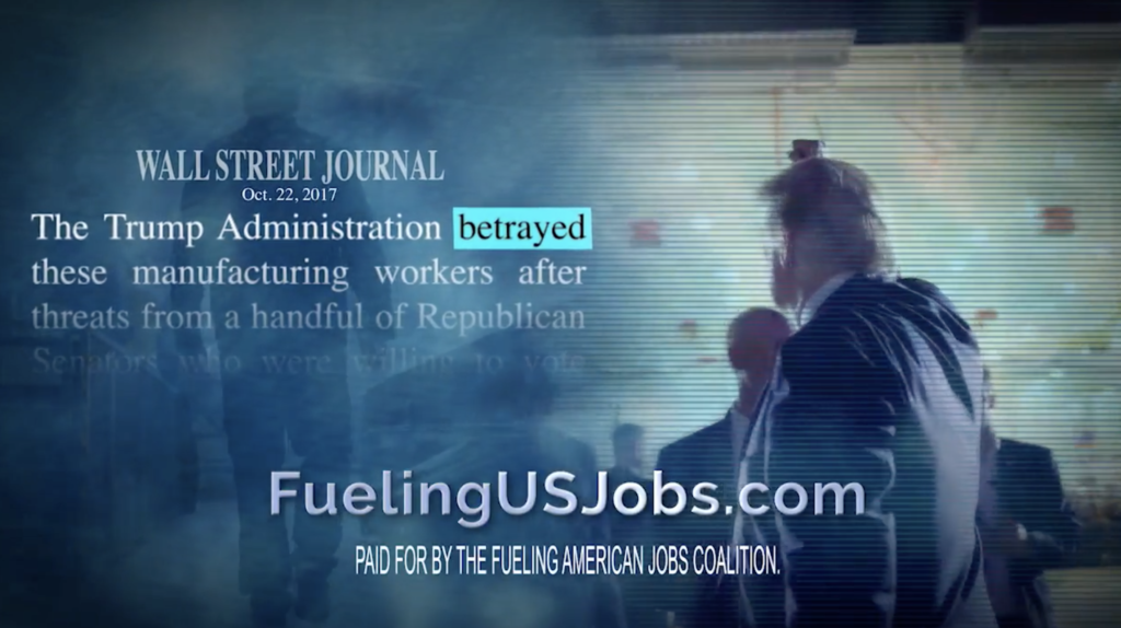 Harsh Ethanol Ad is Targeted at the President Rethink Ethanol